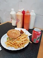 Chicken Fillet Burger and Two Wings